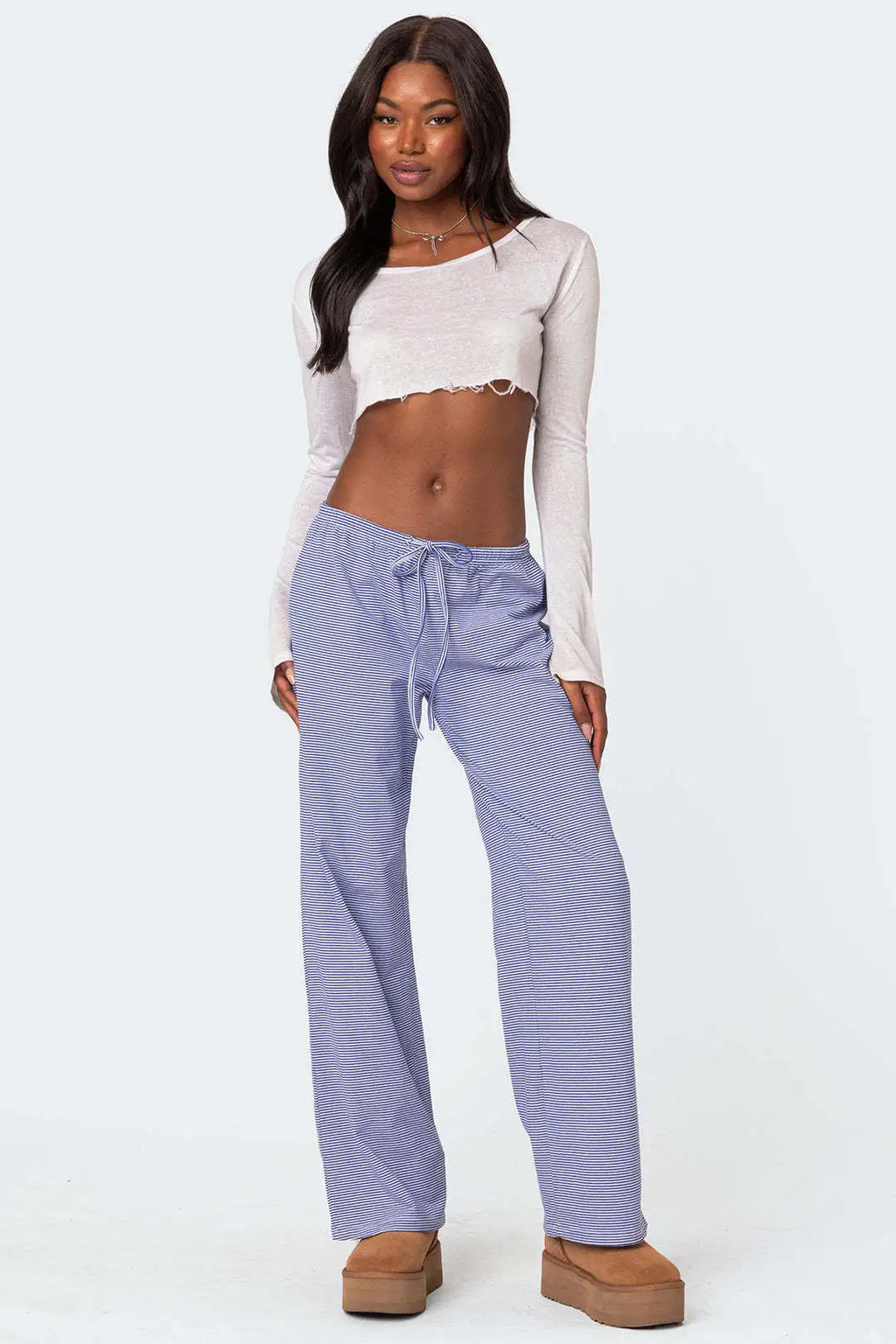 2024 New Women's Clothing Fashion Casual Milk Silk Brushed Home Casual Pants Women's Clothing Trousers Women