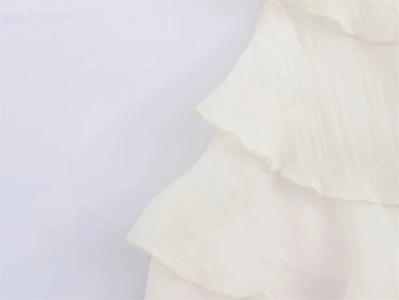 Summer Women Bow Halter Sleeveless Vest Elegant Fringed Sexy Top Vest Fashion Lady Bustier Suspender Female Clothes