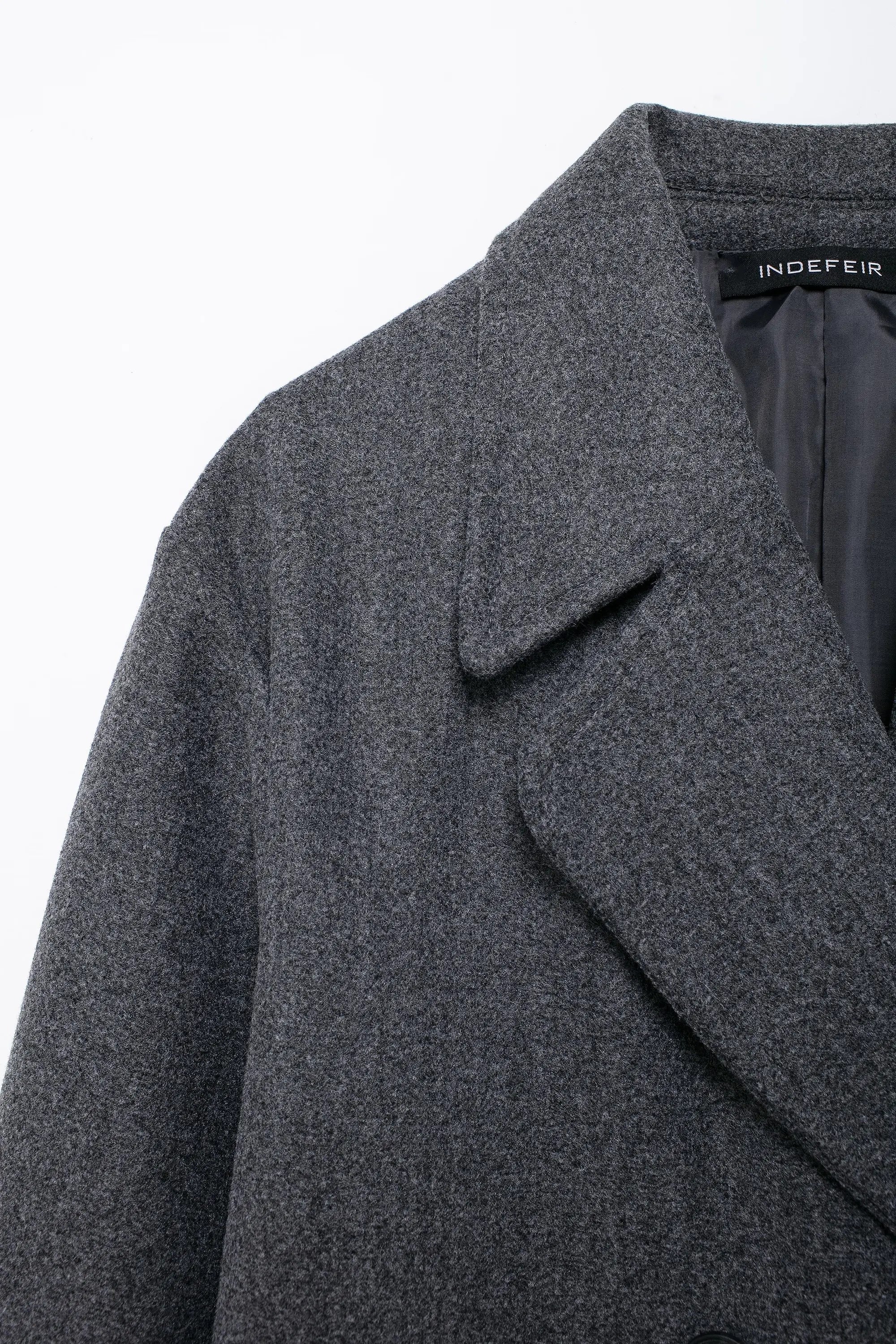 Winter Coat For Women 2024 Solid Lapel Double Breasted Long Cardigan Top Female Pokcet Streetwear Woman New In OuterCoat