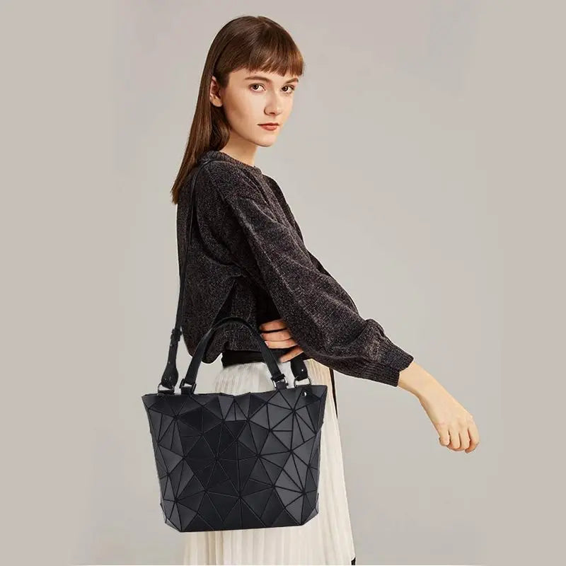 Handbags Bags For Women 2025 Designer Luxury Tote Bucket Bag Fashion Geometric Crossbody Shoulder Messenger Hand Bag Silver