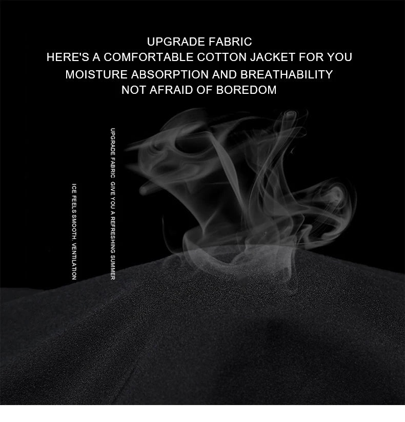 Men's Jacket  Autumn Winter Thickened Warm Comfortable Breathable Casual Coat Outdoor Solid Color Windproof Zippered Jacket