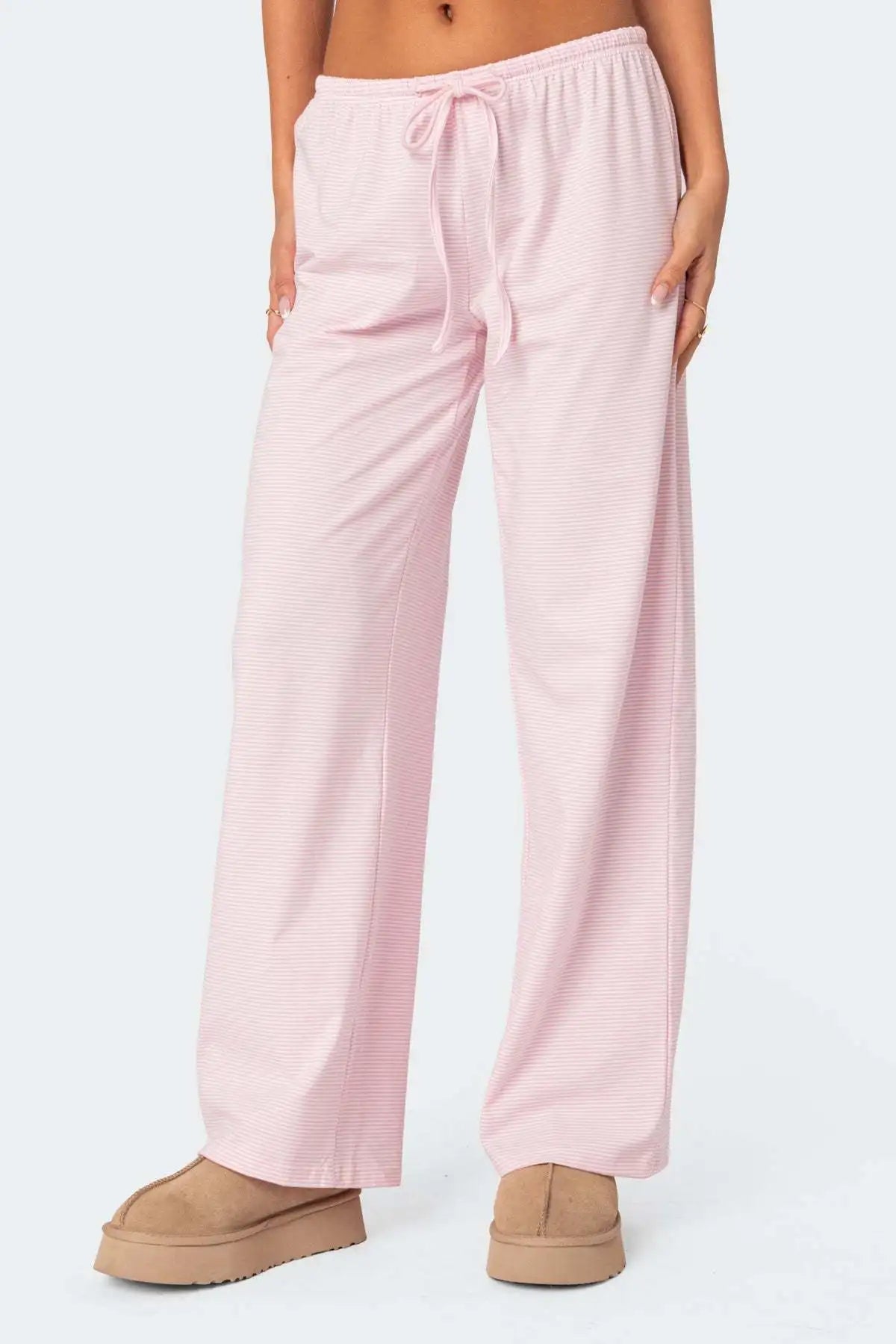 2024 New Women's Clothing Fashion Casual Milk Silk Brushed Home Casual Pants Women's Clothing Trousers Women