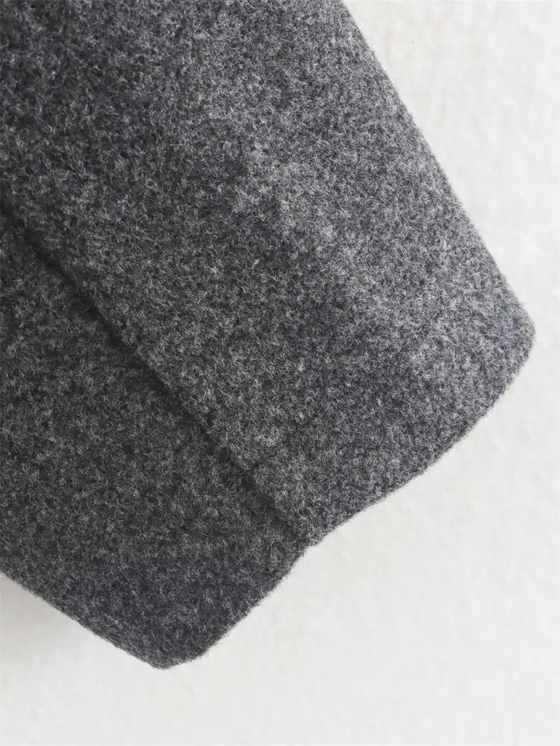 Autumn Jackets Women's 2025 New Coats Chic Loose Lapel Warm Street Women's Jackets Simple Casual Joker Youth Outerwear