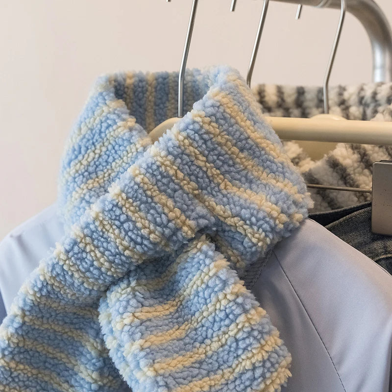 Women Coat 2025 New Double Sided Wearable Polar Fleece Loose Long Sleeve Keep Warm Jacket Tops