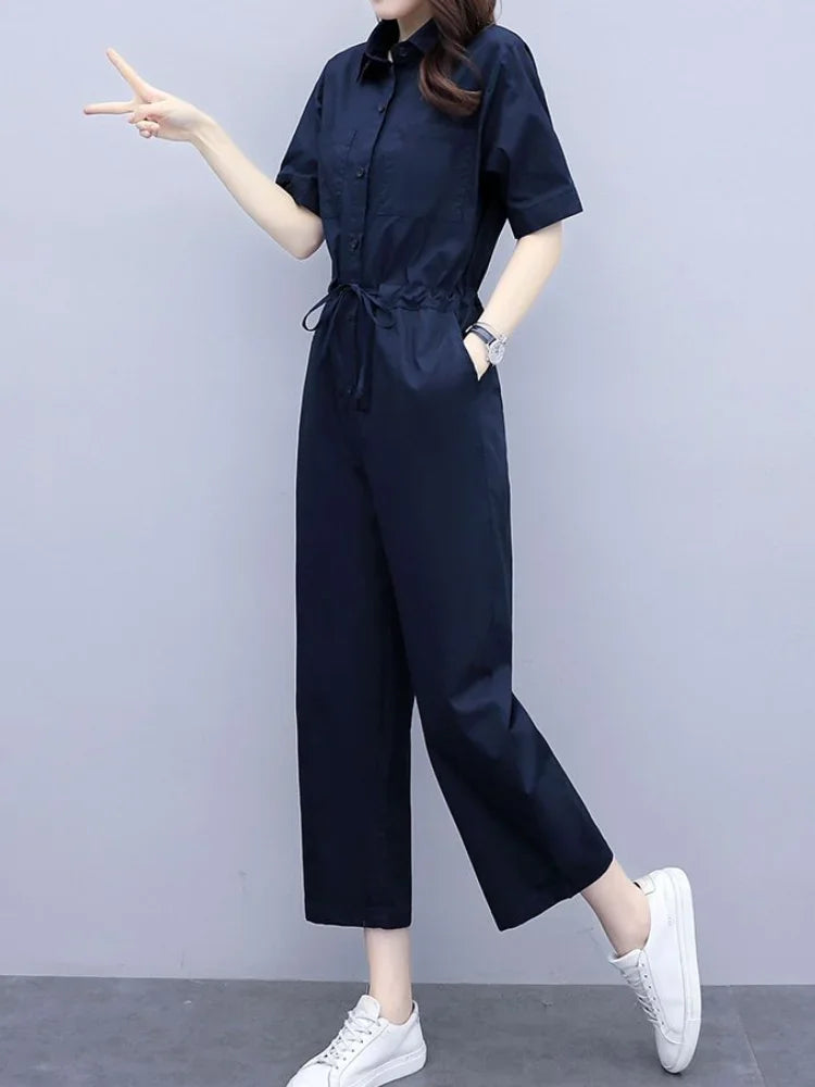Trousers Woman Summer 2025 Top and Pant Sets for Women 2 Pieces Draw String Comfortable Outfit Cheap Casual Elegant Aesthetic D
