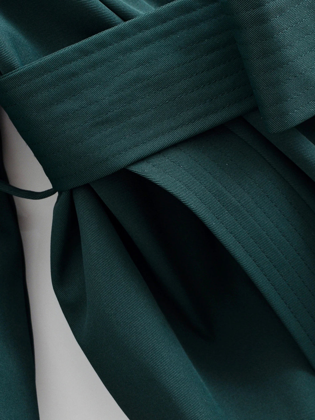 Women Elegant Long Trench Coats Autumn Fashion Double Breasted TrenchCoat With Belt Solid Jacket Streetwear Lady Windbreaker