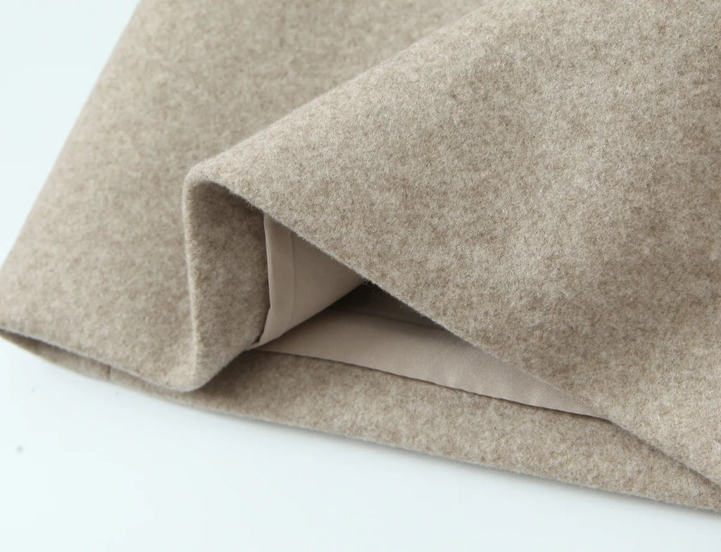 Women Winter Luxury Long Coats Solid Warm Soft Wool Long Coat Women High Street Loose Casual Double Breasted Overcoat 2025