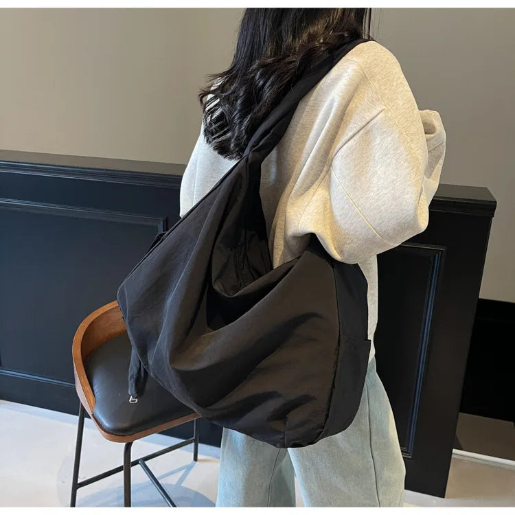 Women's Handbag Large Women Shoulder Shopper Bag Canvas Luxury Designer Cloth Tote Bags for Woman 2025 Trend Brands Big Female