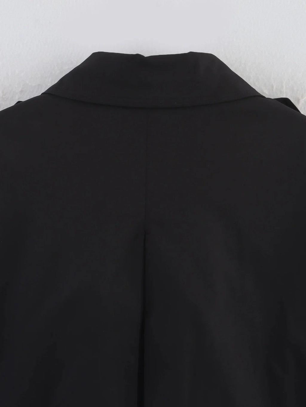 Trench Lady Coat Long Sleeve Coats Woman Jackets Casual Black Urban Classic Elegant New Denim Solid Cropped Outerwears