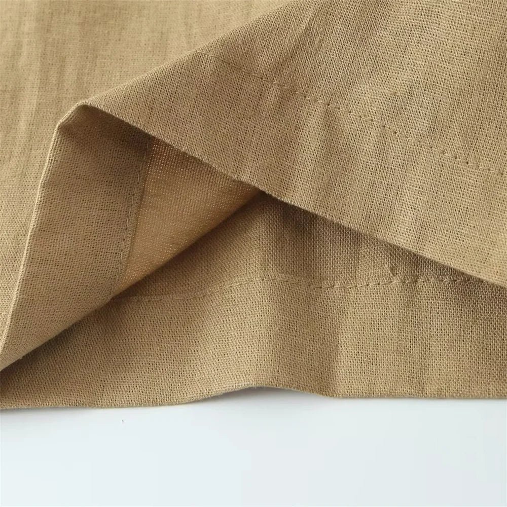 new women's clothing is stylish casual and simple in design paired with a belt and casual shorts