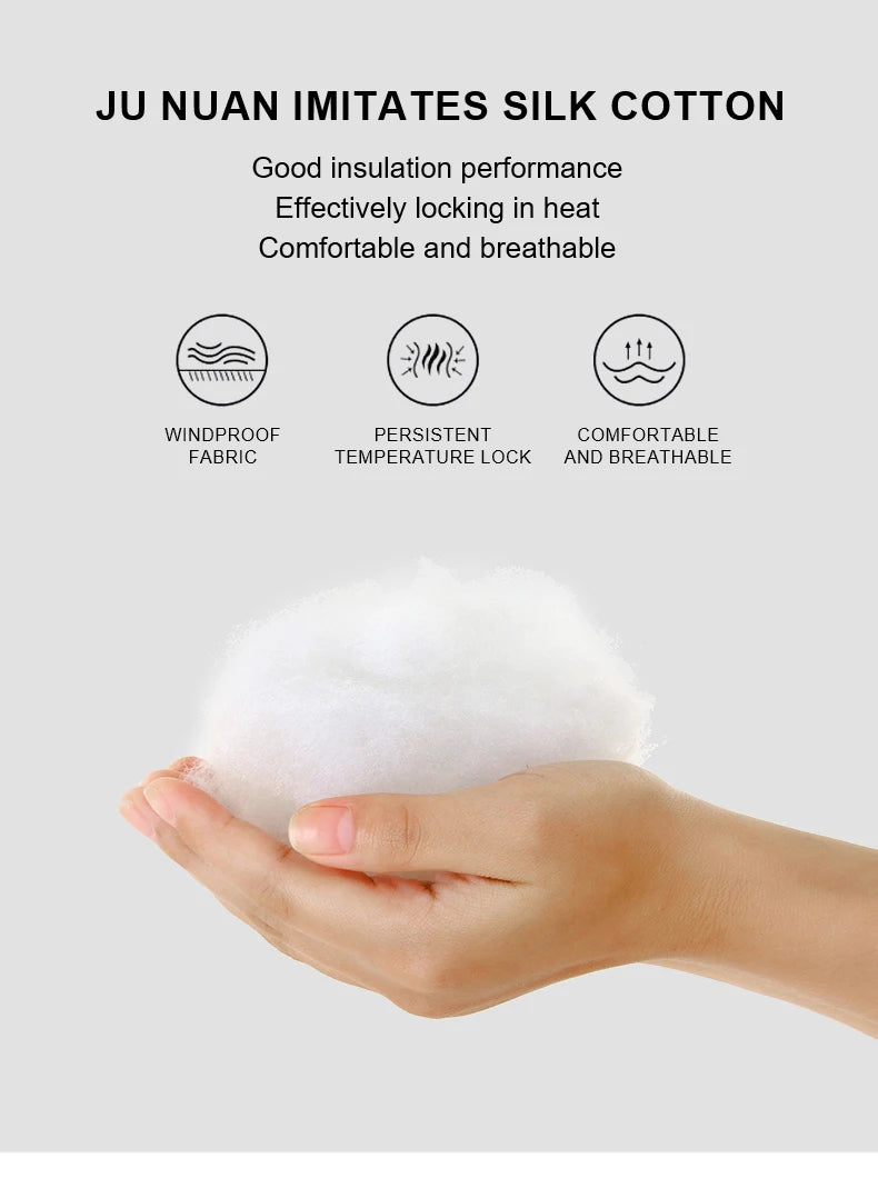 Men's Jacket  Autumn Winter Thickened Warm Comfortable Breathable Casual Coat Outdoor Solid Color Windproof Zippered Jacket