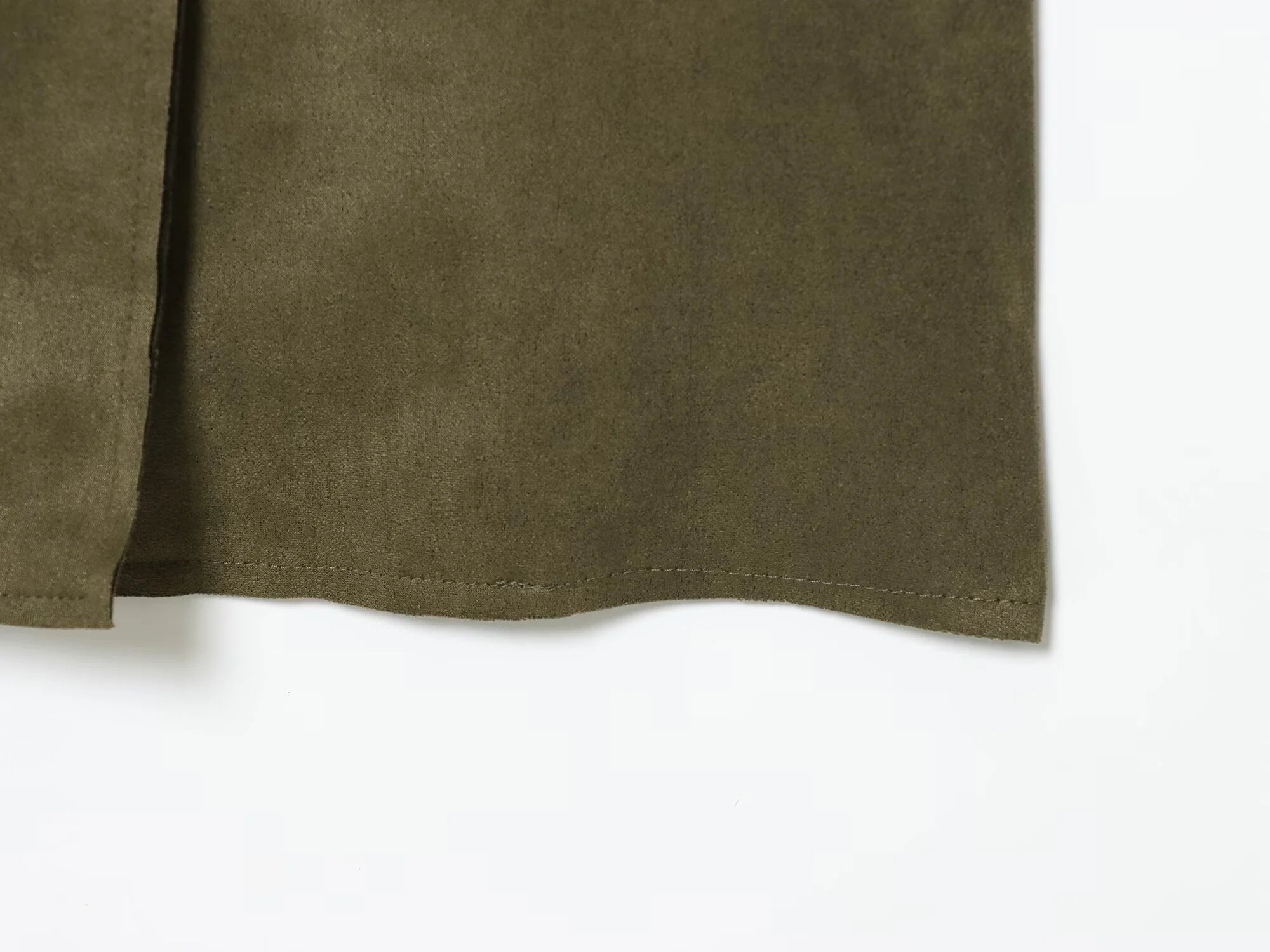 2025 Winter New Women's Casual Fashionable Simple Lapel Double-Breasted Long Trench Coat with Belt and Suede