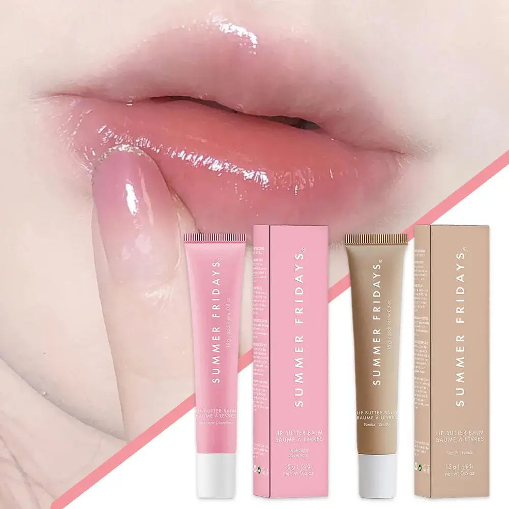 Summer Fridays Lip Balm Lipstick Moisturizing Glossy Smooth Soft Lips Cosmetics Sugar Vanilla Beige Sweet Mint Makeup Lip Care
