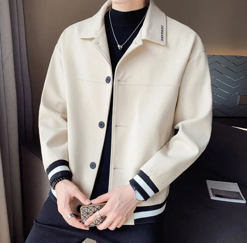 Men's Wool & Blends Jackets New In Male Coats Spring Autumn Original Brands Joker Stylish Fast Delvery Casual Cold Y2k Aesthetic