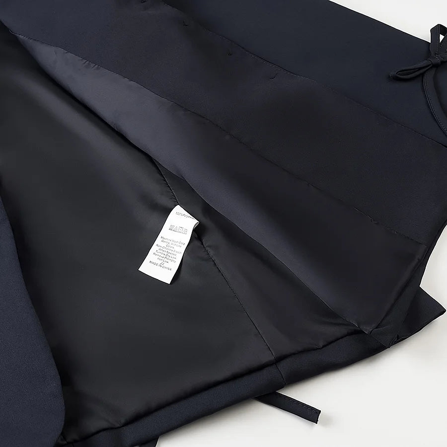 2025 new women's clothing fashion European and American style French fashion design bow decorative blazer