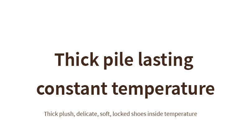 Women's Winter Slippers Non-Slip Indoor House Shoes, Plush Fleece Lined Warm Cotton Slippers with Soft Sole for Home Comfort