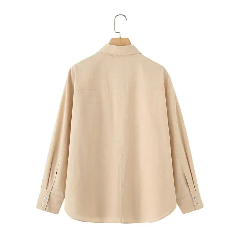 Shirts Spring Women's 2025 New Chic Loose Elegant Office Blouses Fashion Comfortable Long-Sleeved Street Youth Shirt Tops