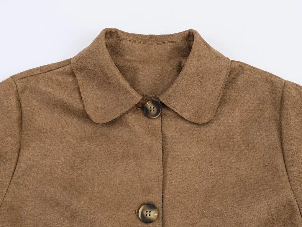 Women's Jacket 2025 New Arrival Women's Casual Fashion Short Jacket Single-Breasted Design