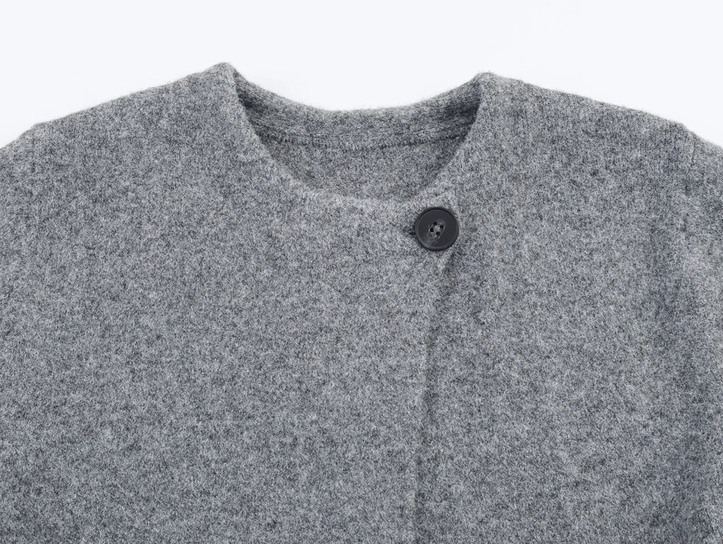 2025 Winter New Product Lazy Style Retro Kimono Style Knitted Open Sleeve Coat cardigan Coat for Women