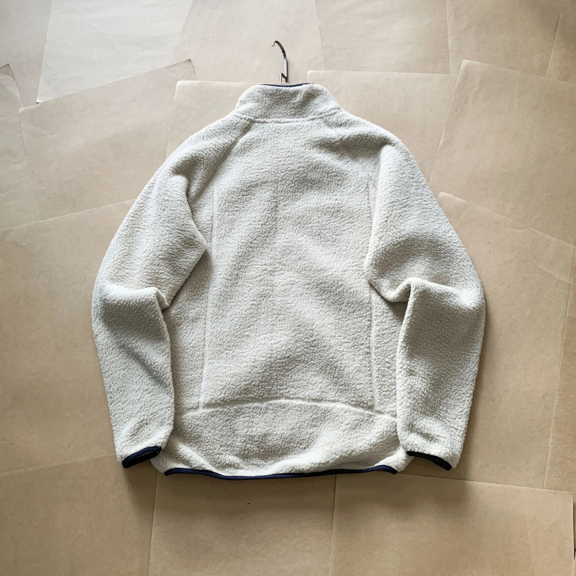 Winter stand collar wool jacket, warm and soft wool fleece, autumn casual jacket, outdoor daily wear, winter jacket for men