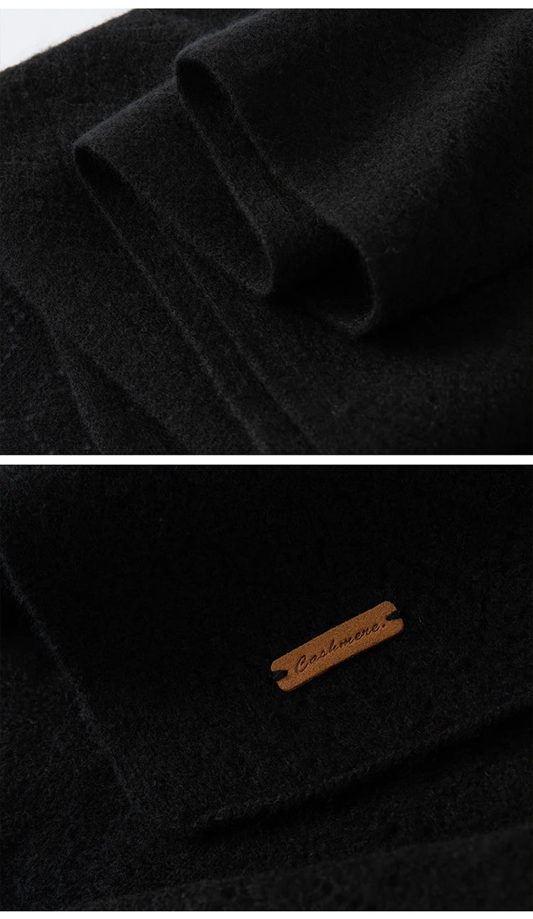 Scarf Cashmere 2025 Winter New Women's Fashion Style Skin friendly Knitted Warm Soft Scarf