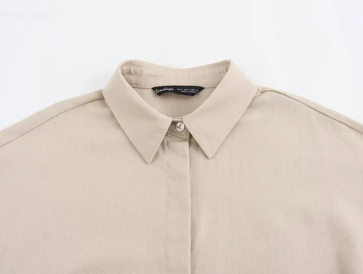 2025ZA&JIA new women's wear European and American style French design shirt versatile casual loose shirt