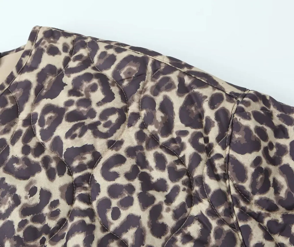 Autumn/Winter New Product Fashion Casual Women's Round Neck Curled Edge Long Sleeve Zipper Cotton Jacket Coat