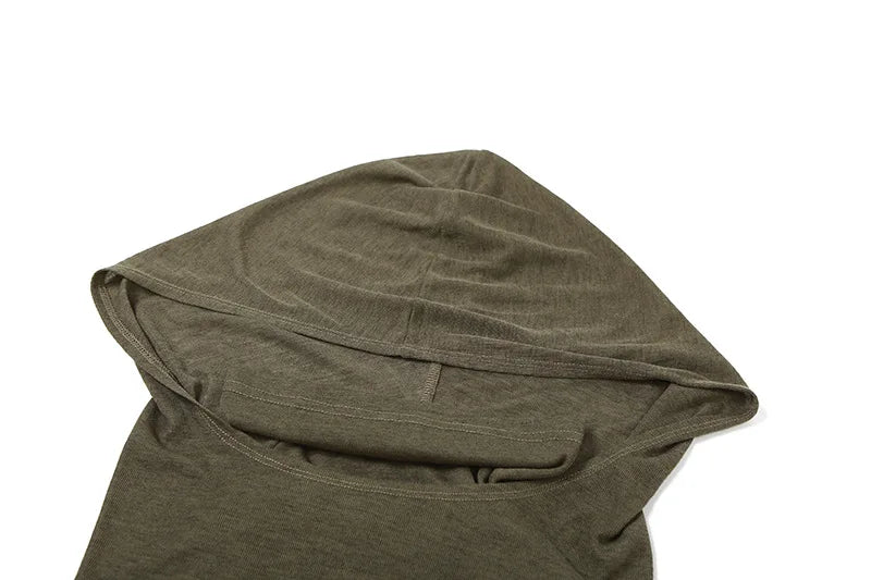 2023 Summer Fashion Trend Women's Clothing New Hooded Loose Hem Slit Personalized Dress Party Dress Club Clothing