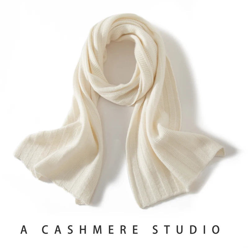 Winter Keep Warm Cashmere Scarf for Women/Men 2025 New Fashion Casual Outdoor Solid Color Scarf Cashmere Knit Scarves Unisex