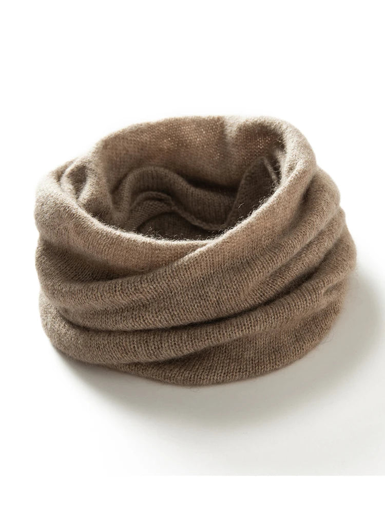 Women 100% Cashmere Bottom Price Tube Scarf Light Chimney Scarf Neck Gaiter Warmer Cowl Collar Loop Soft Knit Accessories Kids