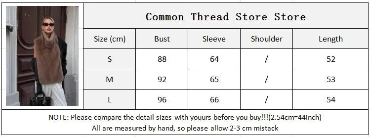 Fashion Medium-length Fur Coat Women Elegant Solid Lapel Hidden Button Loose Coats Lady 2025 Winter New Commute Office Outerwear