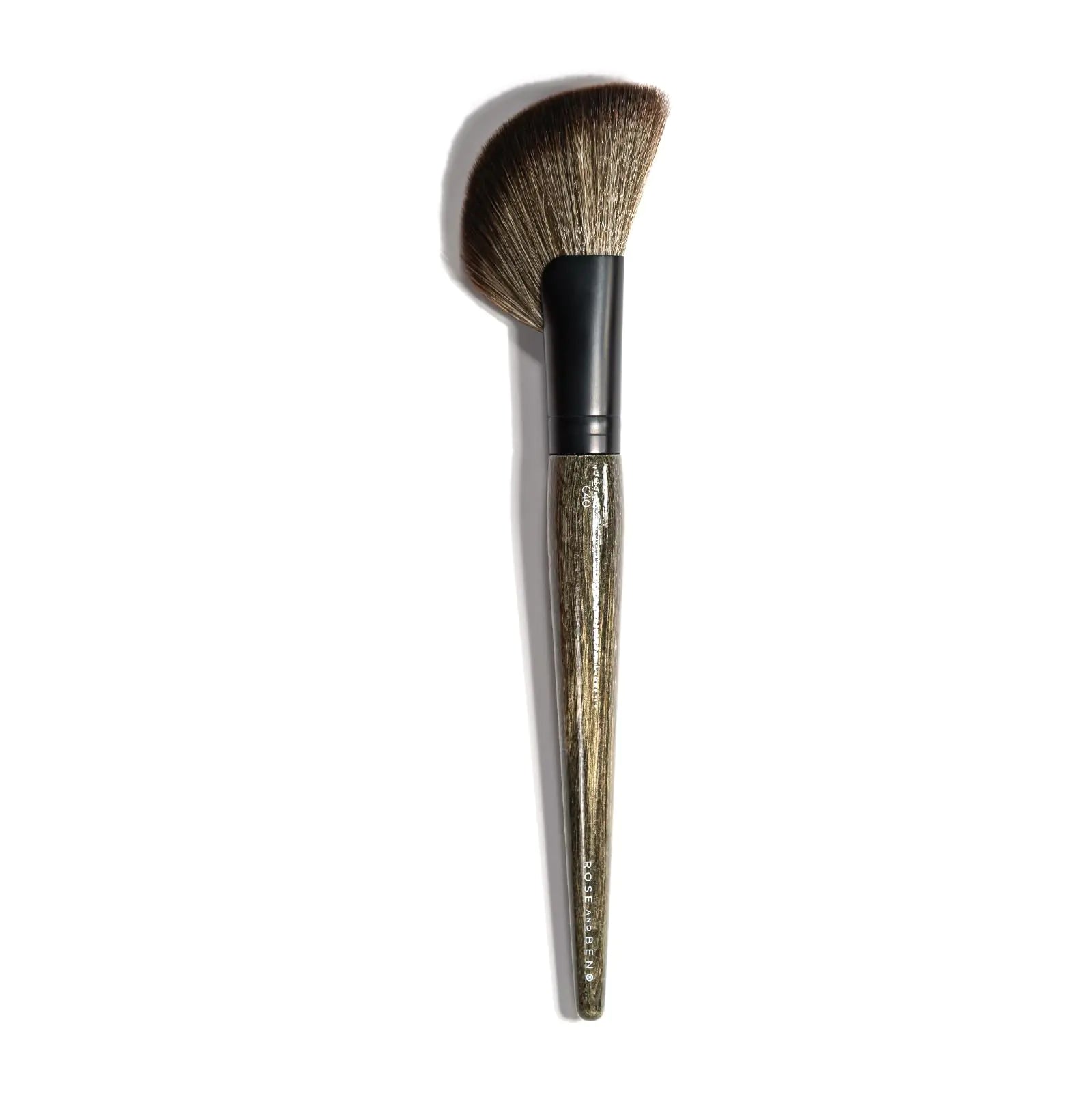 Rose and Ben Beauty C40 Bronzer Brush | Flawless Bronzer Powder & Contour Application | Professional Blending & Contouring Face Brush