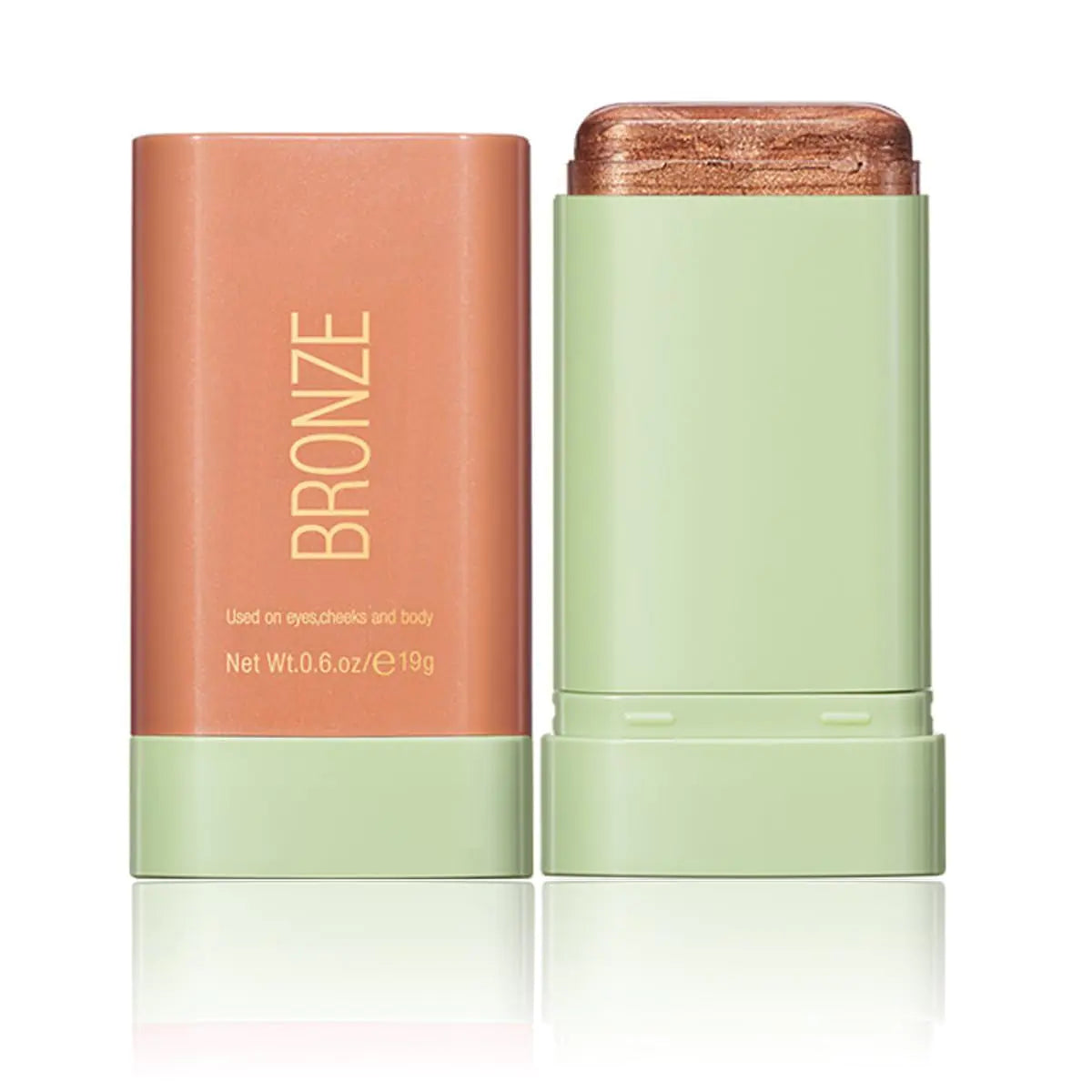 Tiejdhr Multi-Use Makeup Blush Stick Beauty Tinted Solid Blush StickFacial Contouring Highlight & Brighten Face Stick Waterproof Moisturizer Stick Suitable for All Skin (3#Rich Glow)