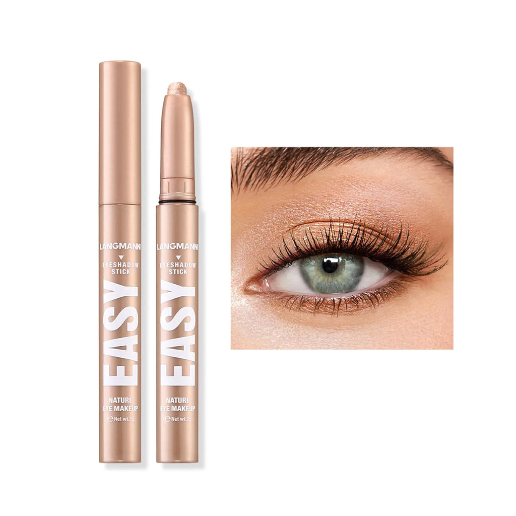 Kyannkara Eyeshadow stick Smooth Cream Shimmer Shadow Nude Matte Smoker Eyeshadow Pencil Long Lasting Waterproof Highlighter F08