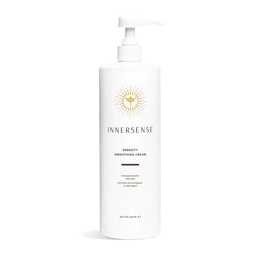 INNERSENSE Organic Beauty - Natural Serenity Smoothing Hair Cream | Non-Toxic Cruelty-Free Haircare (32 oz | 1 L)