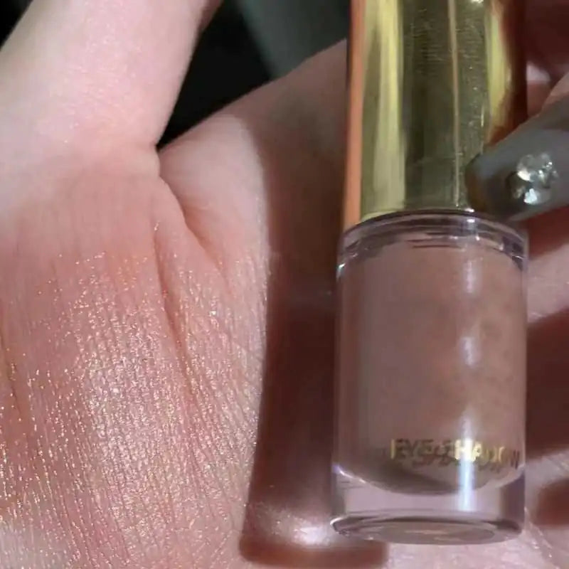 Brown Glitter Eyeshadow Stick and Contour Cream Makeup