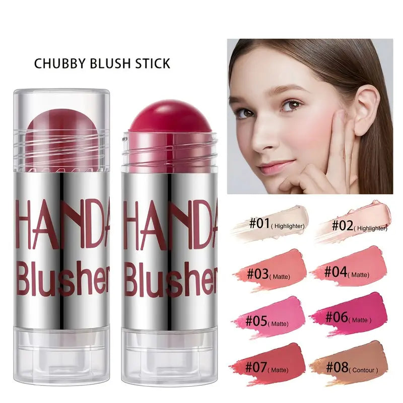 Chubby Blush Stick - Lightweight Cream Blush (All Day Wear)