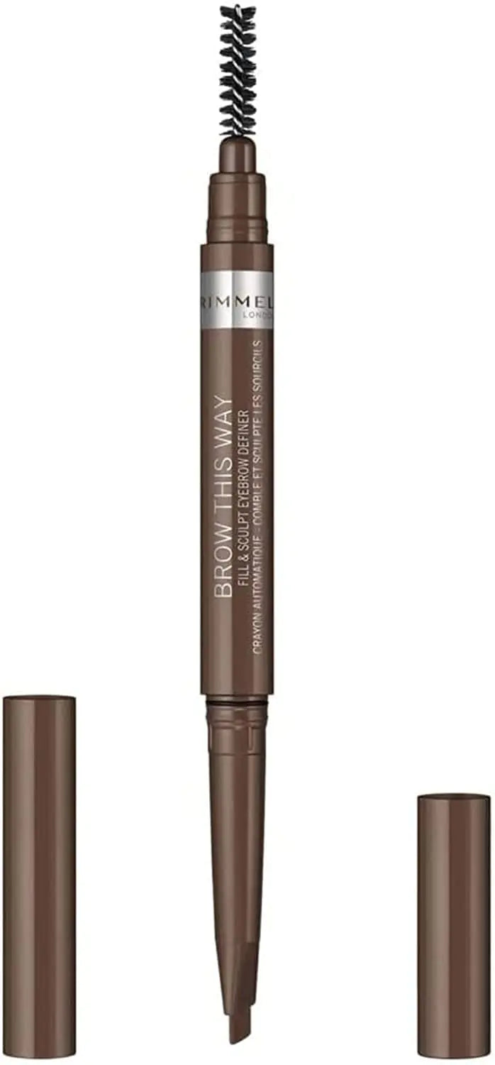 Rimmel Brow This Way Fill & Sculpt Eyebrow Definer Medium Brown