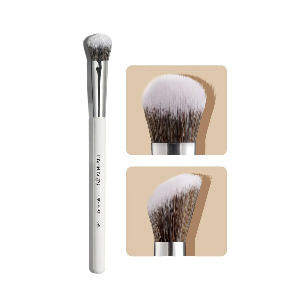 Albeaut Concealer Brush Angled Brightening Concealer Makeup Brush Under Eye Blending Brush Kitten Paw (189 concealer)
