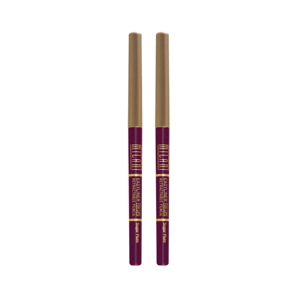 Milani Retractable Lip Liner Pencil Sugar Plum 01 (2 Pack)